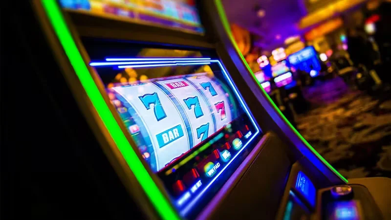 Confident player surrounded by glowing neon game symbols and rapid streaming visuals — capturing the dynamic atmosphere of BK66 in Bangladesh.